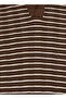 Men Short Sleeves Striped Johnny Collar Polo T-shirt - 2