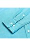 Men’s Cotton Slim Oxford Shirt with Embroidery - 6
