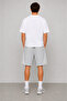 2 Pieces Black-Grey Oversize Fit Shorts Bermuda Comfortable Fit Anti-Sweat Summer Wear - 5