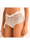 Set of 3 - Full Briefs High Waist Lace Design - 6
