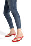 Duru Women's Comfortable Sole New Season Faux Leather Short Heeled Flip Flops - 2