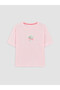 Lcw Dream Pink Strawberry Printed Women's Shorts Pajamas Suit - 6