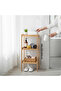 Multi-Purpose Shelf - Organizer 3-Tier Wood - Bamboo 36X32X80Cm