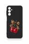 Samsung A24 Compatible Cherry Bow Patterned Silicone Case - 2