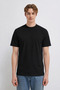 Men's Street Style Regular Black T-Shirt