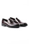 Genuine Leather Burgundy Loafer Men's Shoes - Leather Sole K1625 - 2