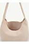 Cream Shk331 Soft Textured, Zippered, Women's Hand, Arm and Shoulder Bag - 6