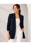 Women's Shawl Collar Cuffed Blazer Jacket - with Different Color Options