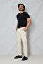 Men's Summer Linen Trousers with Fileto Pockets