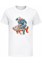 Space Fish Astronaut T-Shirt – Kaftan Style Premium Printed Cotton T-Shirt