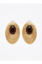 Steel Brown Plate Earrings |   Does Not Darken |   Gift Boxed Women's Earrings - 2