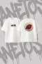 Doja Cat Scarlet Design Printed Oversize Crew Neck T-Shirt White