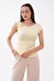Women's Shoulder Buckle Detailed Sleeveless Blouse 260658 - 4