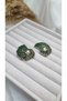 Stone Nautilus Sea Shell Earrings - 2