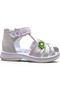 Orthopedic Baby Girl and Child Sandals Bouquet Series Bkt2409 Patent Leather White - 7