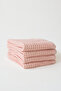 Waffle Hand Towel Face Towel Set of 4 100% Cotton 50X70 cm Quick Drying Towel