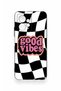 Redmi Note 12 4g Compatible Black Good Vibes Patterned Silicone Case - 2