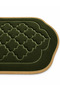 Yüsrina Silk Velvet Prayer Mat with 1.5 cm Sponge, Special Embroidery Details, Orthopedic Prayer Mat + Bag - 5