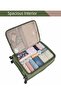 3 Piece Polypropylene Hard-side Luggage Set with TSA Lock | Lightweight Spinner Suitcases with 360° Wheels | Durable Trolley Bags for Secure Travel (Small, Medium, Large) - 7