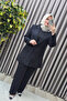 Women's Clothing Plus Size Stone Detailed Pants and Jacket Set - 8