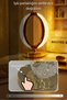 Ring Crystal Led Table Lamp 3 Colors Illuminated Decorative Lighting - 4