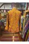 Mustard Color Bohemian Jacket with Floral Embroidery and Pocket Detail - 7
