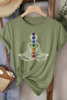 7 Chakra Symbol Printed Women's Cotton T-Shirt