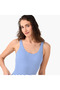 Women Striped Scoop Neck Swimsuit - 5
