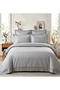 Premium 100% Cotton Satin Double 6-Piece Duvet Cover Set (with Sheets) - 4