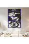 Anime Eye Manga Panel Wall Covering Wall Tapestry First Quality Satin Fabric Poster - 2