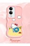 Vivo Y04S Compatible Case Camera Protector Pink Silicone Couple Phone Case Kitty Pattern - 2