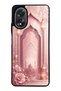 Oppo A38 Blush Palace Garden Design Glossy Phone Case