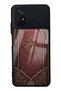 Xiaomi Poco M4 Pro Burgundy Glossy Phone Case with Ottoman Emblem Design