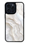 iPhone 14 Pro Max Ivory Pearl Flow Design Glossy Phone Case