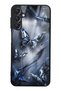 Samsung A24 Midnight Chrome Butterfly Design Glossy Phone Case