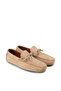 Men's Genuine Suede Cream Color Loafers - 4