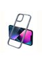 iPhone 11 Case Transparent Back Face Camera Raised Silicone Lckc