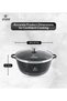 Life Smile 32 cm Oven-Safe Granite Coating Cooking Pot with Glass Lid -Black - 2