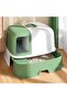 Claws Cat Litter Box 57.6*52.8*38Cm-Green - 2