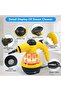 Portable Handheld Steam Cleaner, 1000 W Multifunctional High Pressure Steam Cleaner,with 9 in 1 Accessories,for kitchen bathroom sofa Car window (yellow) - 6