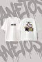 Megan Thee Stallion_17 Design Back Printed Cotton White Oversize T-Shirt