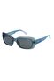 Rectangle Unisex Sunglass, Blue - 2