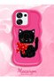 Oppo F31 5g Compatible Case Camera Protector Red Silicone Couple Phone Case Cat Pattern - 2