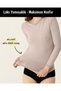 Women's Boat Neck Modal Cashmere Long Sleeve T-Shirt - 3