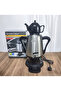 Slivers Criest Electric Samovar, 4.0L Capacity with 0.8L Glass Teapot, 1800W, Stainless Steel - 2
