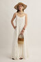 Layered Gilet Dress White - 6