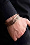Men's Copper Bracelet Handmade Adjustable Men's Copper Bracelet with Moon and Star Motif - 3