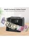 C-N30 Money Counting Machine Mixed Denomination, Multi Currency Value Count, CIS/UV/MG/IR Counterfeit Detection, Printer Enabled Cash Counter for Business - 5