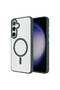 Galaxy S24 Case Magsafe Transparent Back Face Camera Raised Silicone Brsa - 5