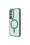Galaxy S23 Fe Case Magsafe Transparent Back Face Camera Raised Silicone Brsa - 5